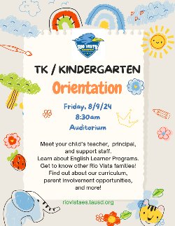 Kinder Orientation